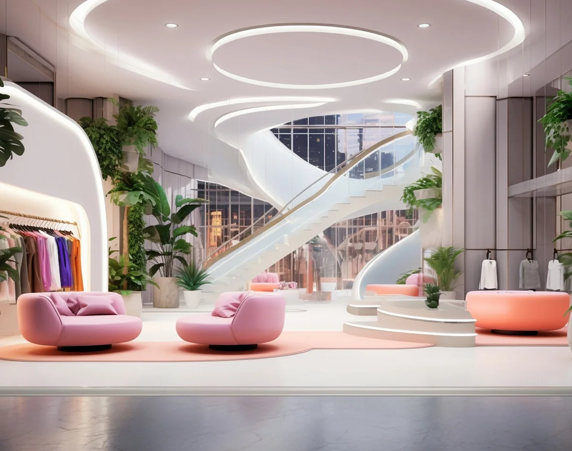 Futuristic living room