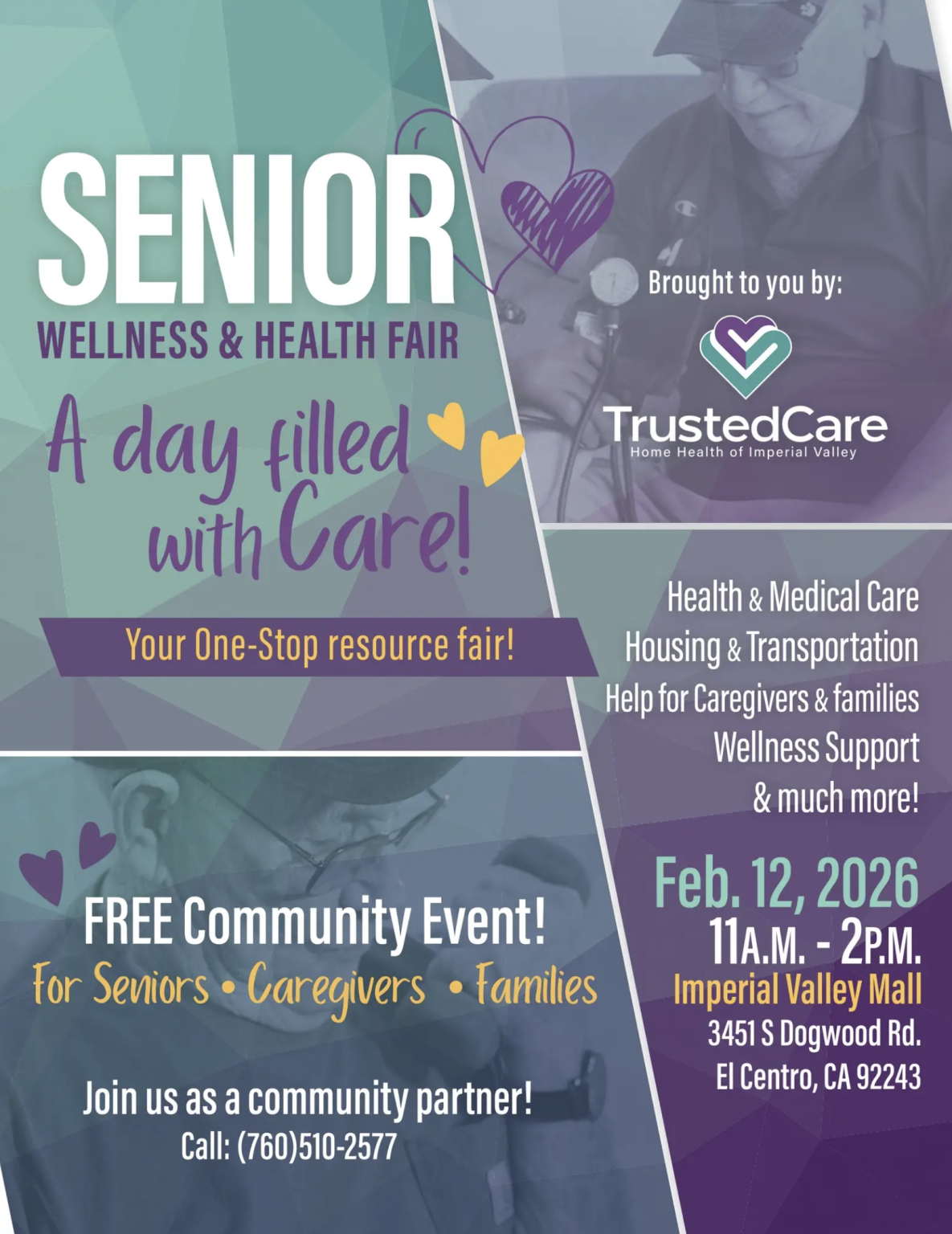 Senior Wellness and Health Fair poster